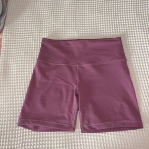 Lululemon Align 6in Mauve Bike Shorts